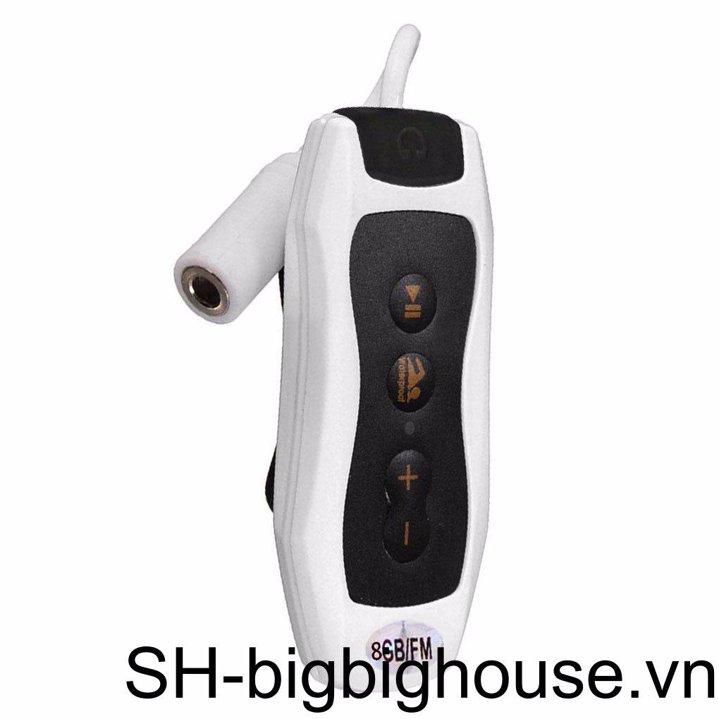 Máy Nghe Nhạc MP3 Mini Chống Thấm Nước IPX8 Vedio Media 4G / 8G Có Thể Sạc Lại Tiện Dụng