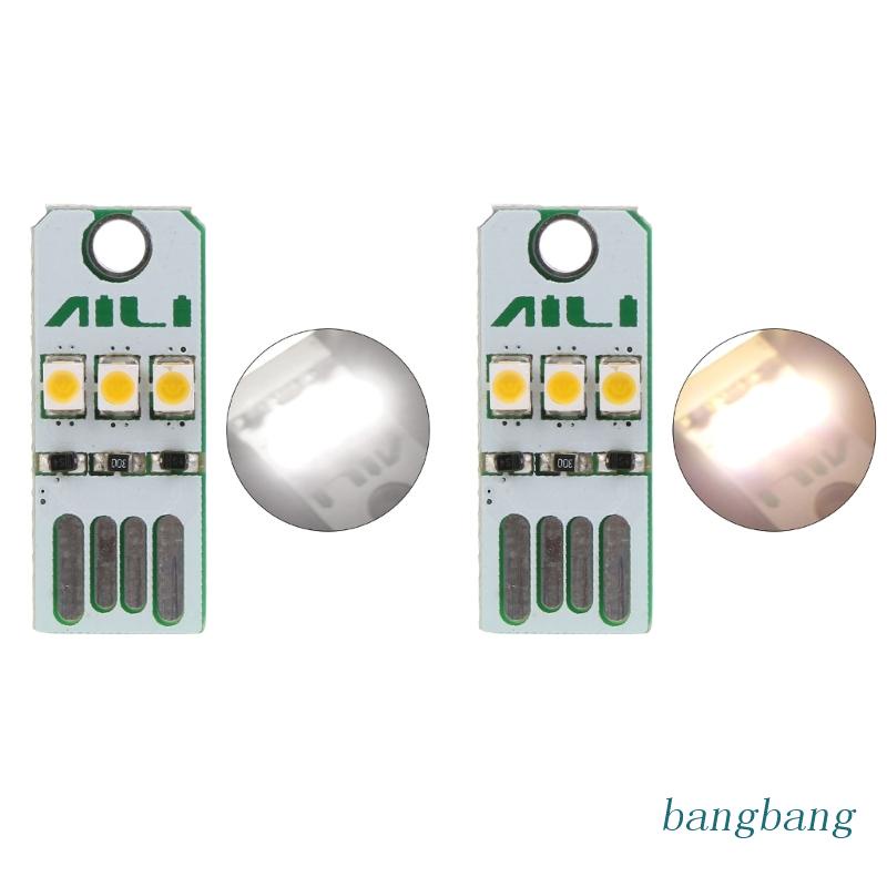 Chip Cung Cấp Nguồn Điện Di Động Mini Ánh Sáng Ban Đêm Dạng Móc Khóa Bỏ Túi Có Cổng Sạc USB