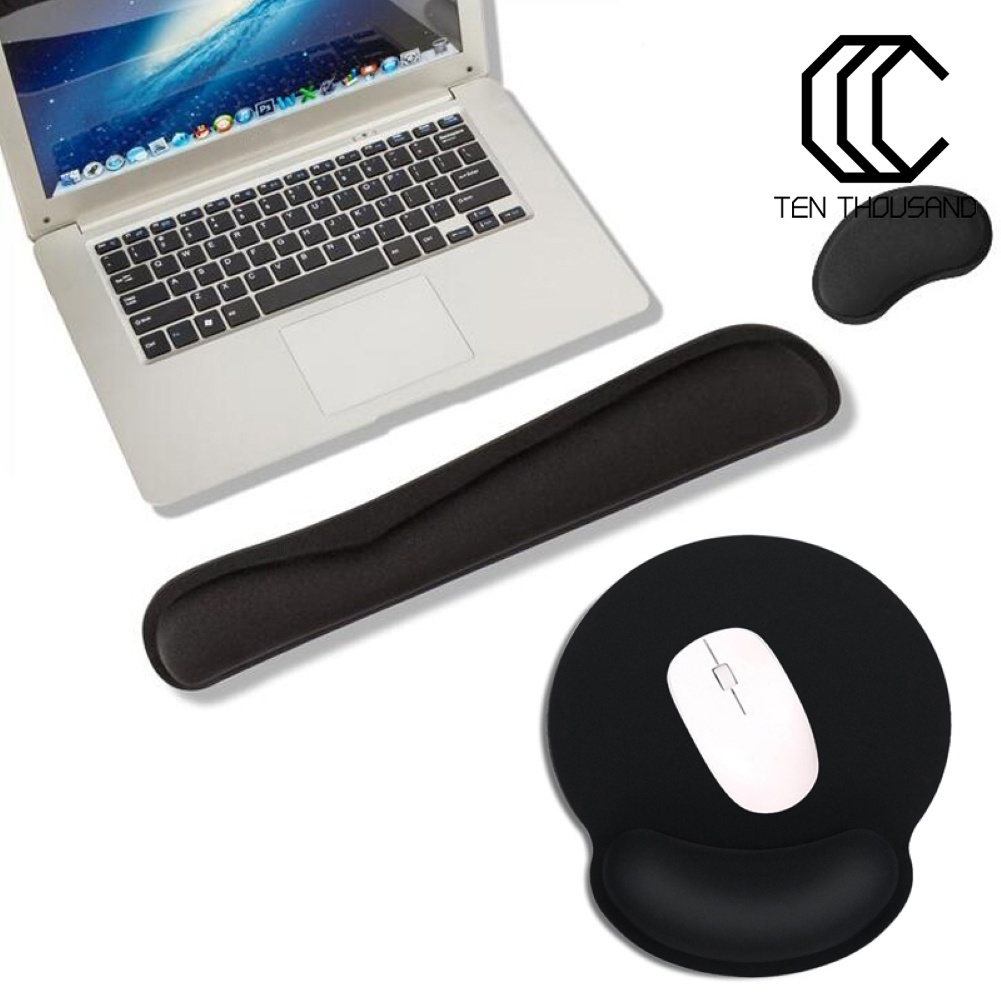 ☼Soft Memory Foam Wrist Rest Mouse Keyboard Pad Cushion for Office Worker Gamer