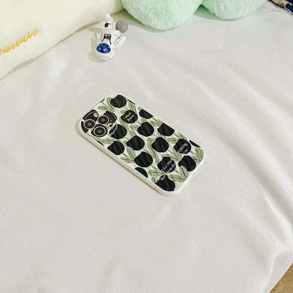 ốp lưng iphoneThoại TPU Silicon Họa Tiết Hoa tulip Cho ốp iphone11 pro max X Xr Xs 7 8 14 Plus Se 2020 12 pro max 13