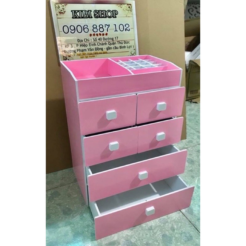 Tủ Mỹ Phẩm 5 Tầng, Khay đựng son, kệ đựng nước hoa, đồ lặt vặt