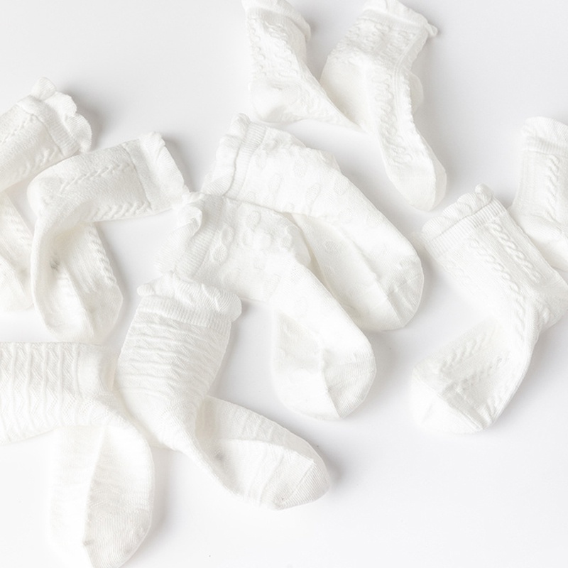 Vớ Lưới Mỏng Màu Trơn Thoáng Khí Dành Cho Trẻ Em