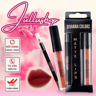 Set son kem lì sivanna colors matte lips hf7004 nội địa thái