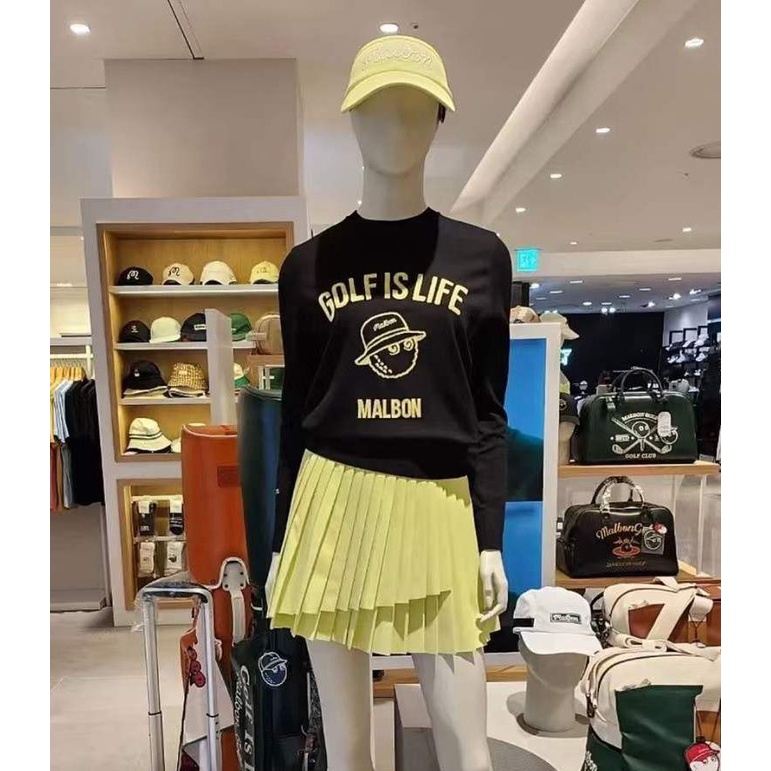 Chân Váy Xếp Ly Ôm Dáng Co Giãn Khô Nhanh Chống Lộ Hàng Khi Chơi golf Hakama NDRX