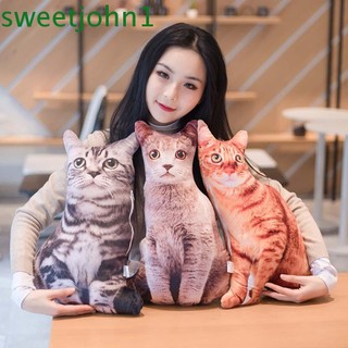 Gối Ôm Hình Mèo 3D Xinh Xắn 30 / 50cm