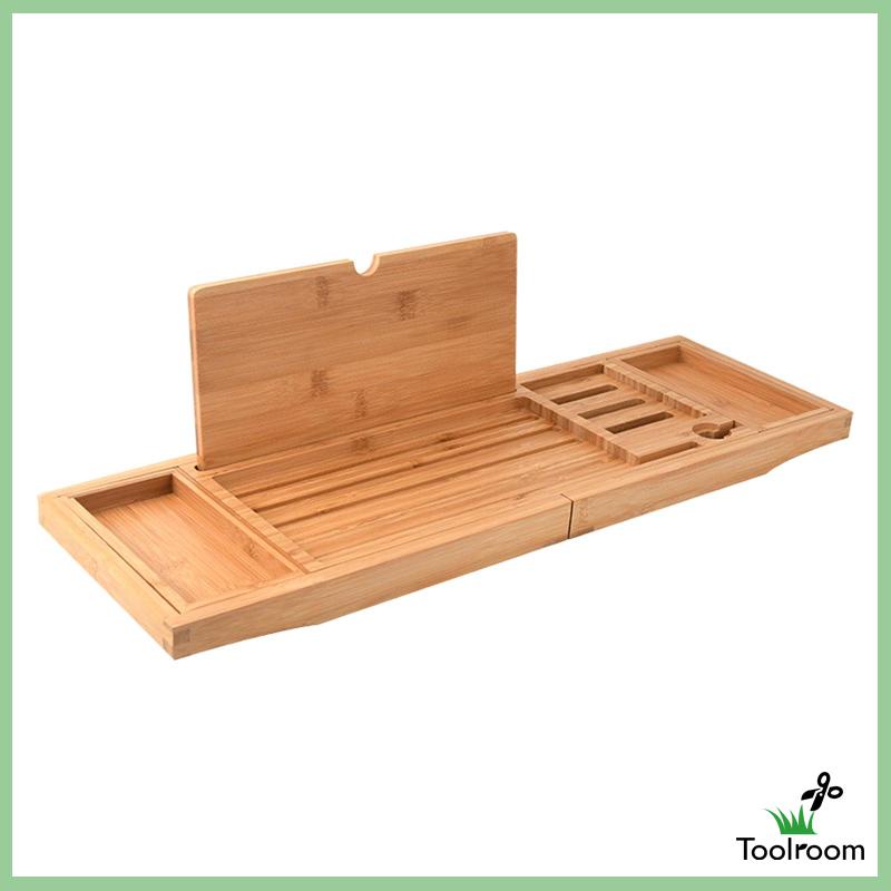 Khay Gỗ Tự Nhiên Đựng Xà Phòng / Điện Thoại 23.62 '' - 34.25 ''