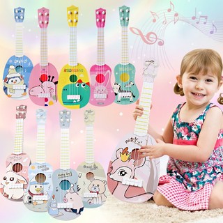 [Mã TOYDEC hoàn 20K xu đơn 50K] Đàn ghitar đồ chơi giáo dục cho bé Tập Đi Cho Bé Kid Đàn Guitar Hoạt Hình Dễ Thương In Hình Thú Mini Đàn Ukulele Nhạc Cụ Chơi Đồ Chơi Giáo Dục