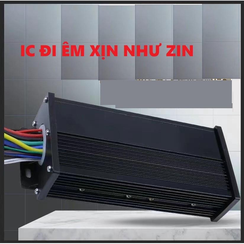 IC Điều tốc xe điện đa năng 3 in1 800w màu đen sóng sin đi êm như xe điện 48V 60V 64V 800w Loại Xịn 15 SÒ
