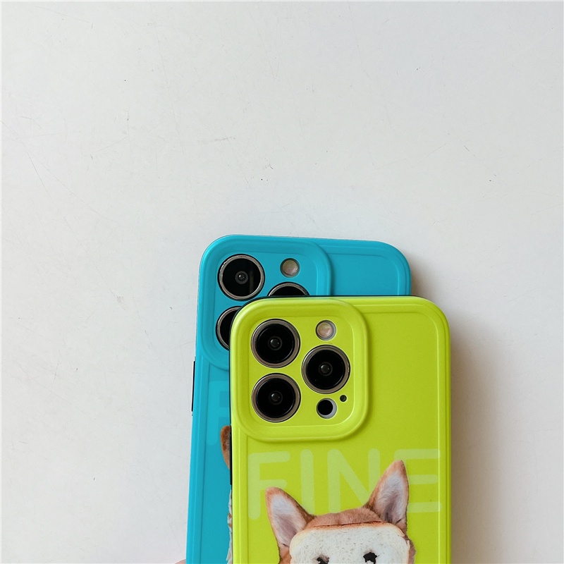 Hoạt Hình Ốp Điện Thoại Mềm Hình Cún Dễ Thương Cho iphone15 15pro 15promax 14promax 14 14pro 13 13pro 13promax 12 12pro 12promax 11