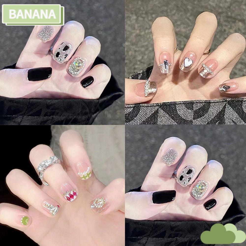 1 24 Móng Tay Giả Lấp Lánh