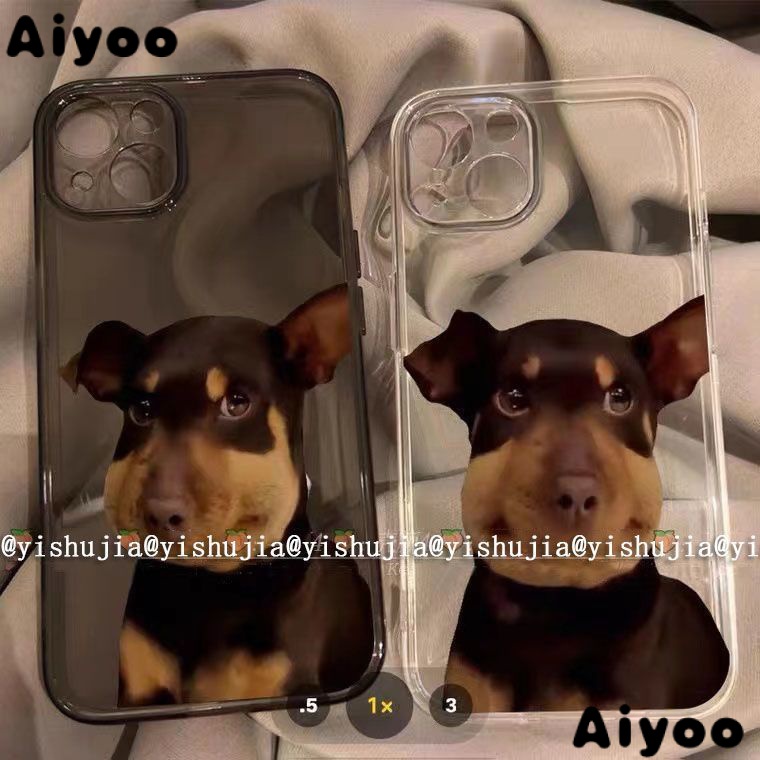 ✅Ốp Điện Thoại Silicon Mềm Màu Trong Suốt Hình Chú Cún NGX7 Cho iPhone 14 / 13promax 12 11 xs / xr 8Pin