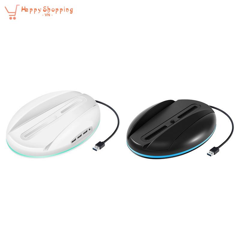 Đế Đỡ Máy Chơi Game PS5 7 Màu Kèm 3 Cổng USB Và Giá Đỡ RGB