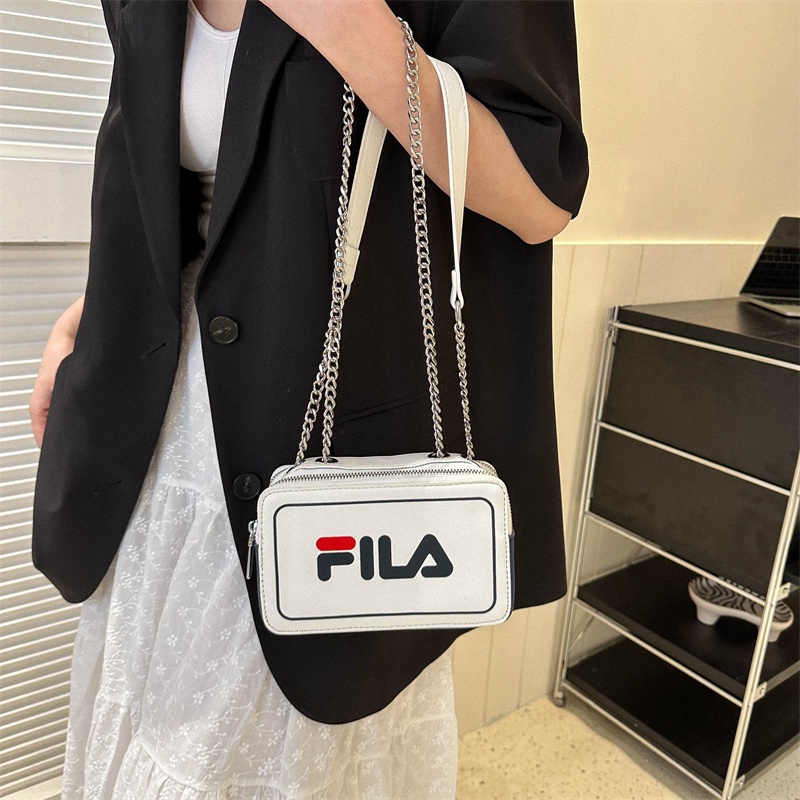 Túi Xách đeo Chéo Nữ Fila Da PU Cỡ Lớn Túi đeo Vai Du Lịch Thời Trang Unisex