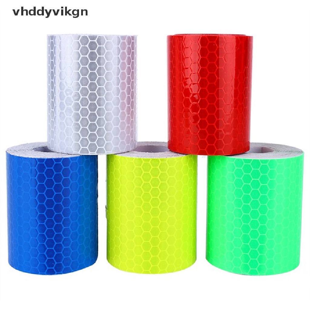 Cuộn Băng Keo Phản Quang Tự Dính 1m * 5cm Cảnh Báo An Toàn Cho Xe Hơi / Xe Tải