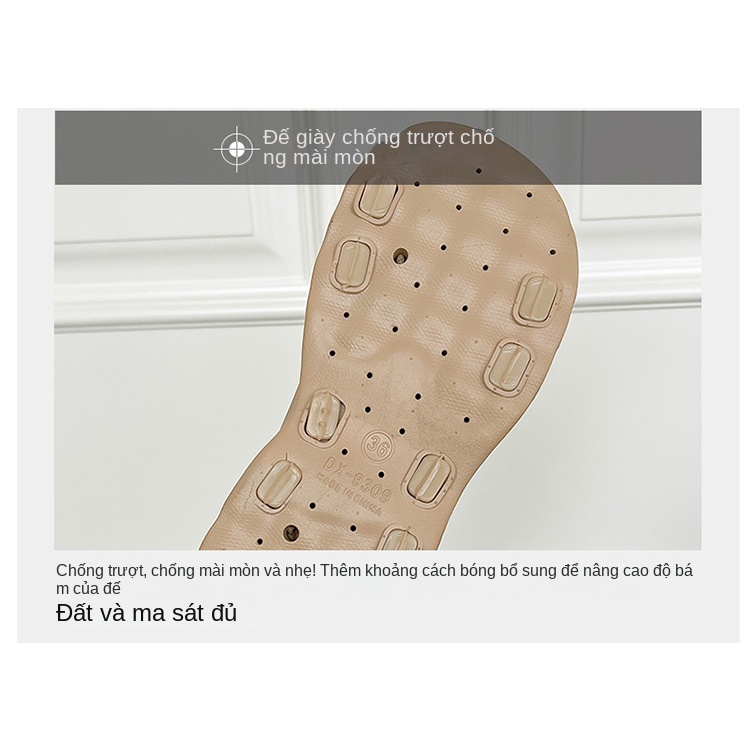 Dép Nữ Sandal Đi Biển Đế Dày Quai Chéo Nhẹ Nhàng Thời Trang Cho Nữ Sandal Cao Gót