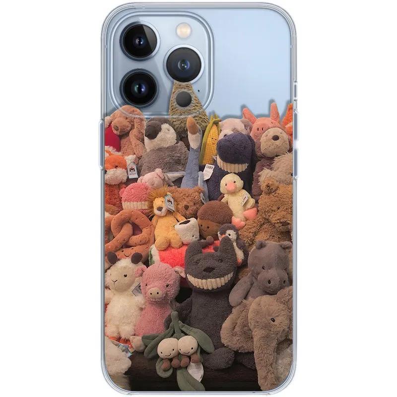 ✅Ốp Điện Thoại Mềm Hình Cô Gái Dễ Thương Cho iPhoneXS Apple 14 / 12Promax11 / 13 / 8Plus 11MA