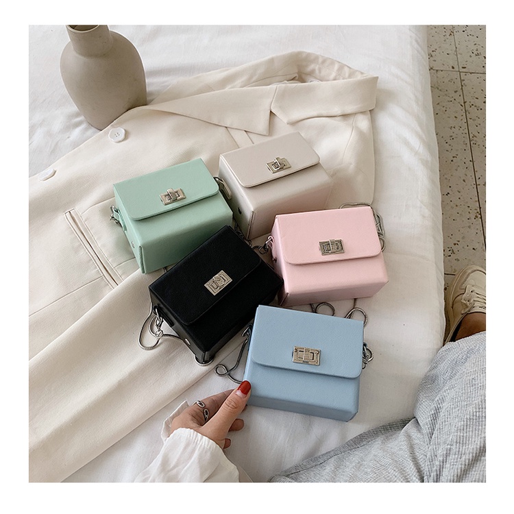 IELGY Túi Hộp Đeo Chéo Mini Phong Cách Thời Trang Mới 2023