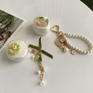 Vỏ Bảo Vệ Hộp Sạc Tai Nghe Bằng Silicon Trong Suốt Kèm Móc Khóa Cho Baseus Bowie WM02 + WM01 / WM02 + WM02 +