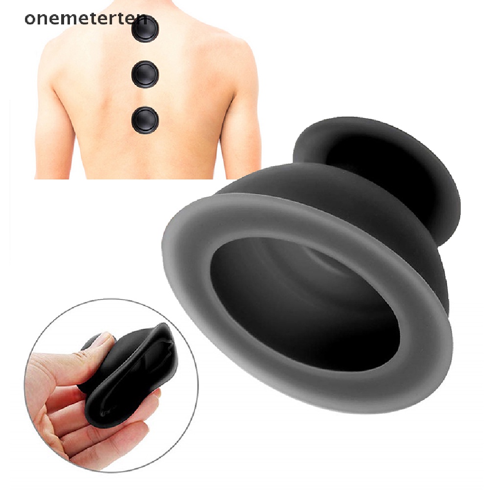 Cốc Giác Hơi Mát Xa Cơ Thể Bằng Silicone Chống Cellulite