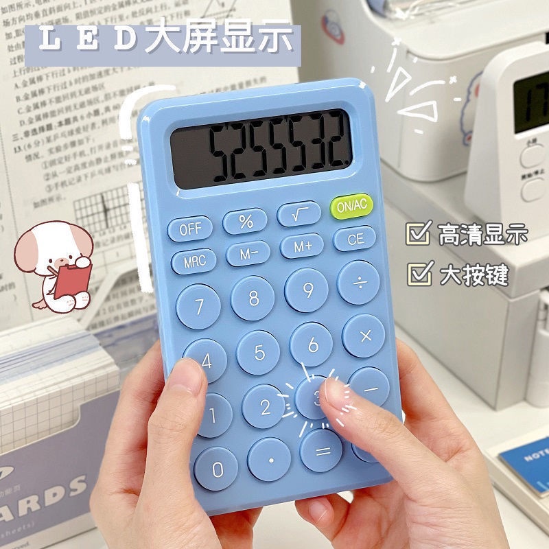 Máy Tính Mini Để Bàn 8 Chữ Số Công Cụ Kế Toán Kinh Doanh Tài Chính Nút Lớn Thích Hợp Cho Học Sinh Trường Học Đồ Dùng Doanh Nghiệp Nhỏ | Top3C01