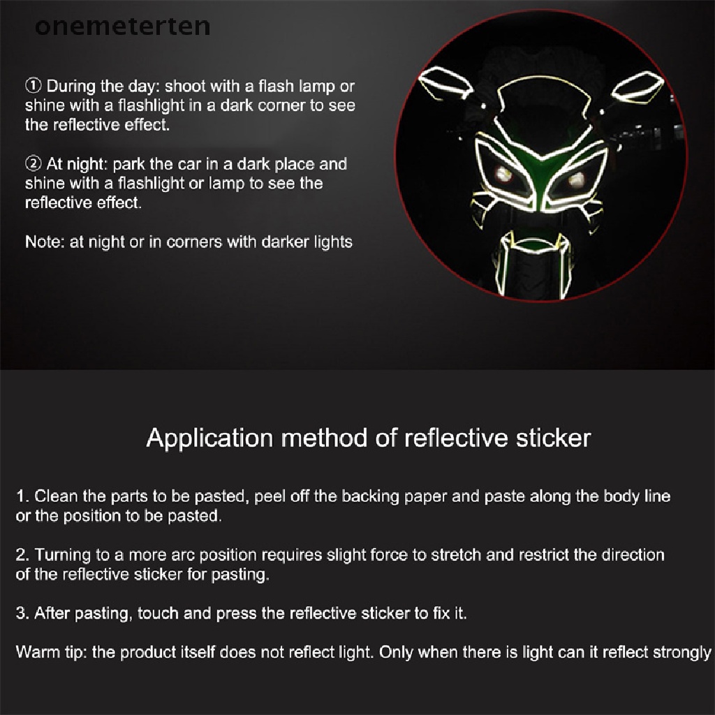 Cuộn Dây Dán Phản Quang Cho Bánh Xe Đạp 1CM * 8M