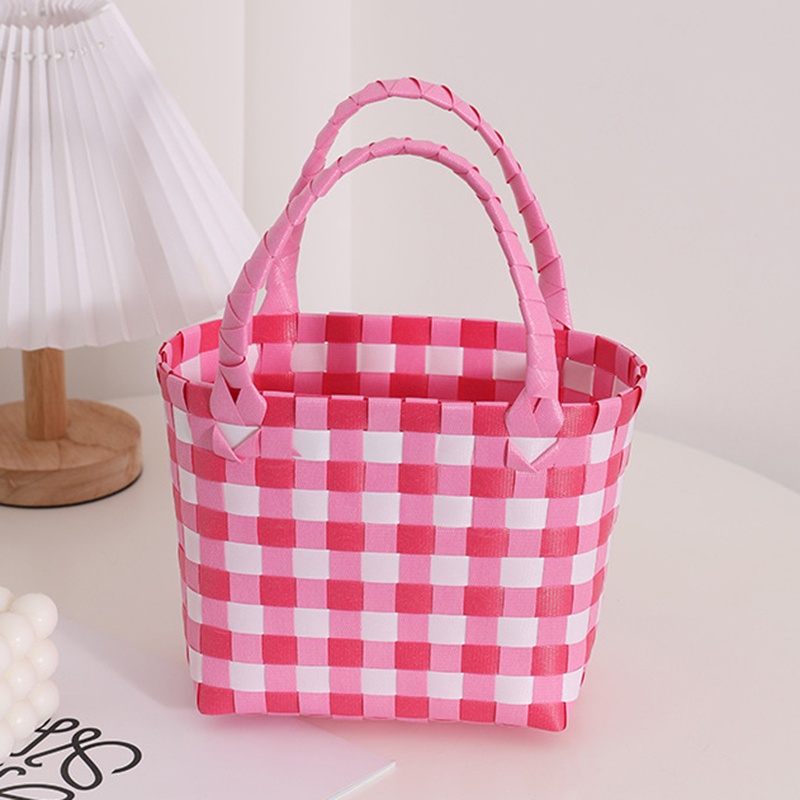 Túi tote Hình Vuông Nhỏ Màu gradient Dễ Thương Đa Ứng Dụng Cho Nữ