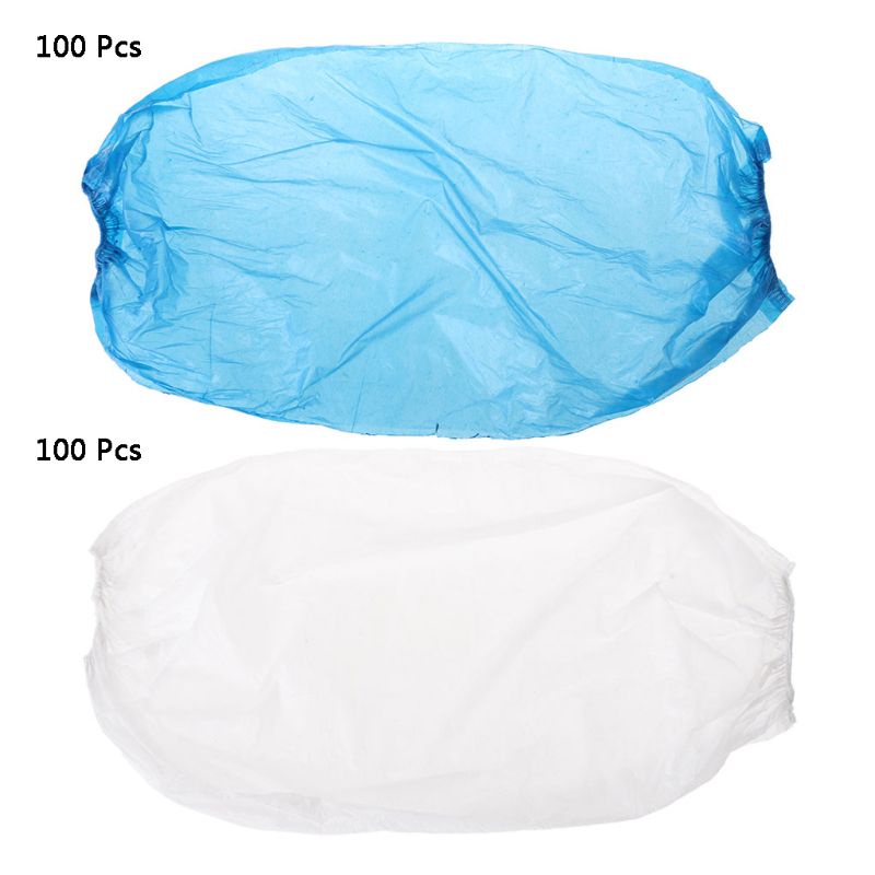 Set 100 Ống Tay Áo Bằng Nhựa Bảo Vệ Khi Xăm Hình Dùng Một Lần
