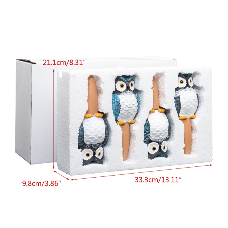 Set 4 Dụng Cụ Tưới Cây Tự Động Hình Cú Mèo