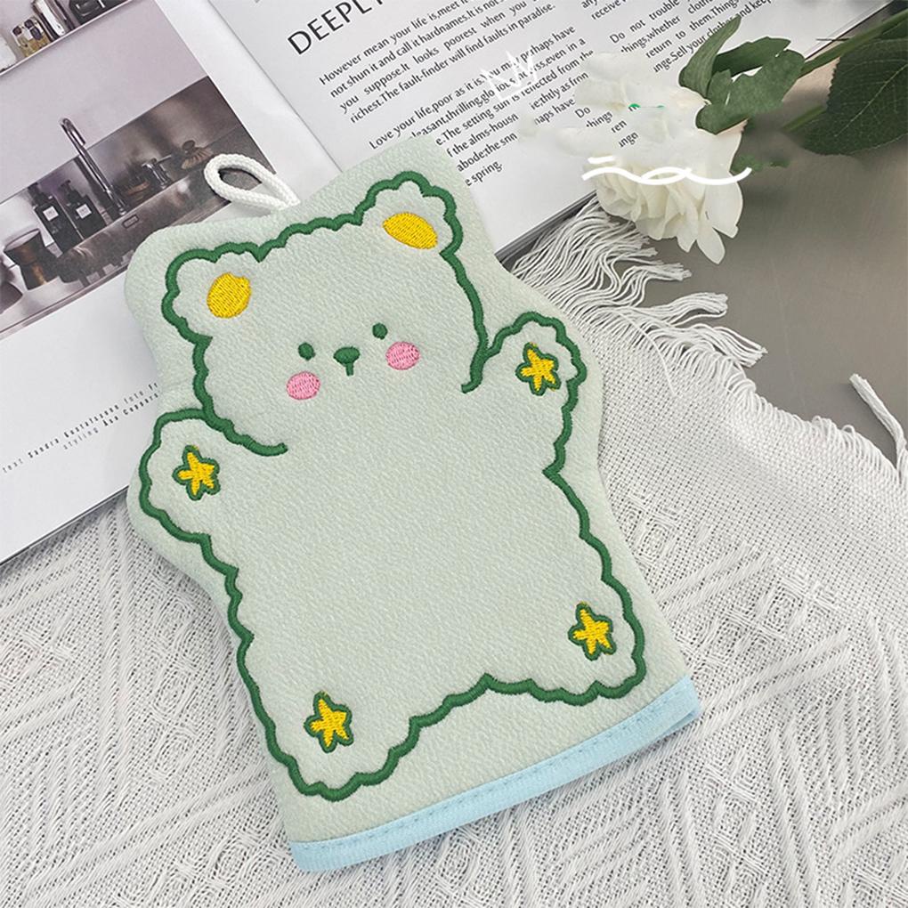 Găng tay đi tắm Co Giãn Tẩy Tế Bào Chết Họa Tiết Hoạt Hình Dễ Thương Cho Bé