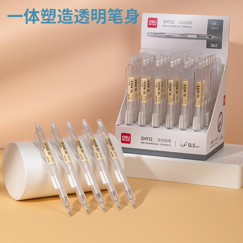 Bút chì DELI SH112 ngòi 0.5mm kèm tẩy