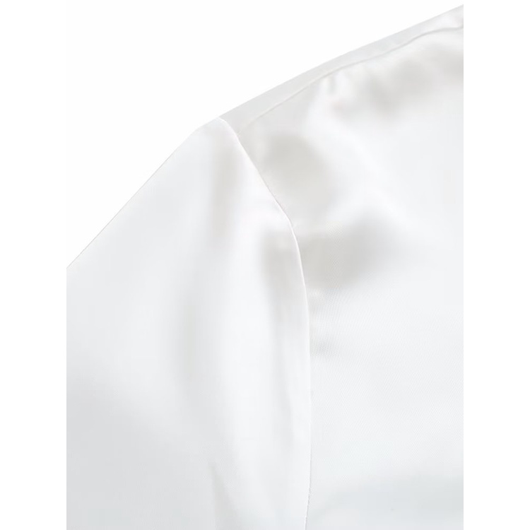 Áo Choàng Sơ Mi Zara Màu Trơn Cổ POLO Cột Dây Thời Trang Xuân Hè Cho Nữ Có 23 Kiểu2307512