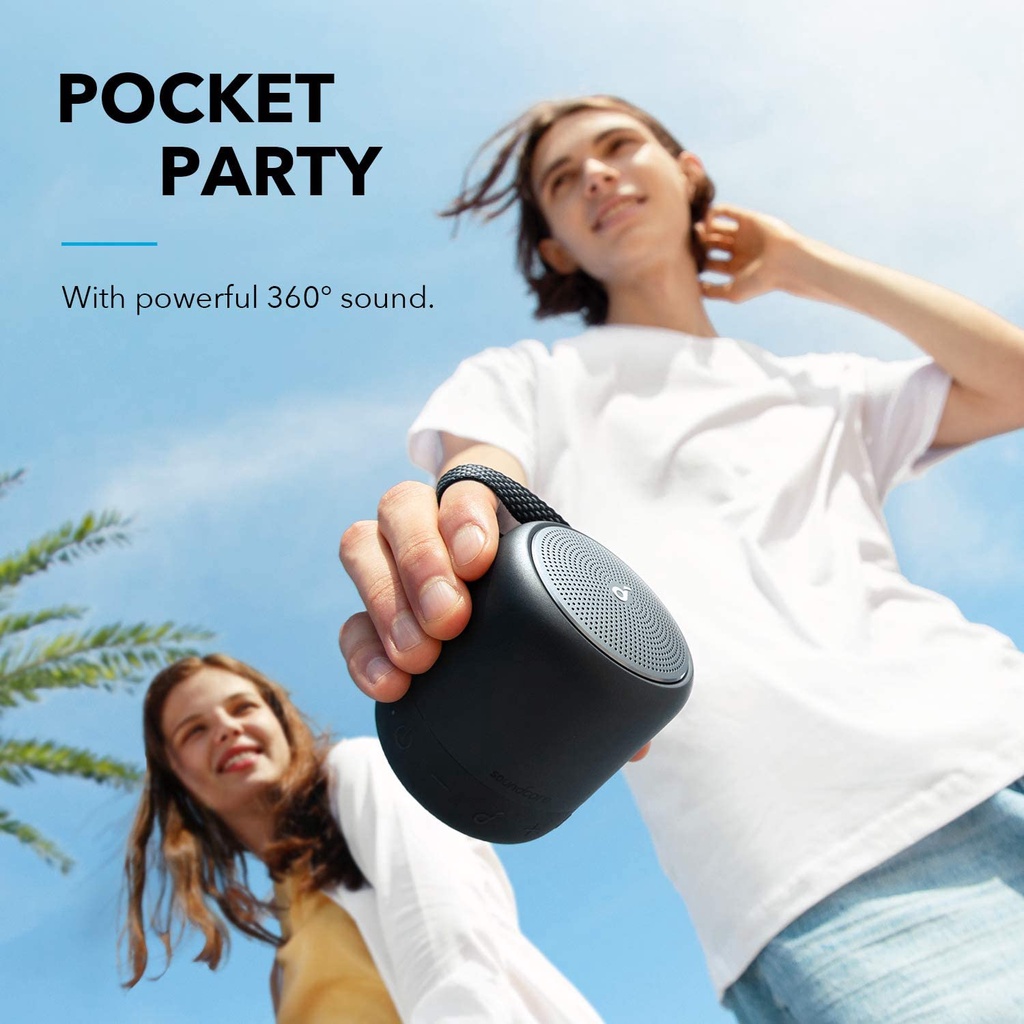 Loa Bluetooth Anker Soundcore Mini 3 Pro A3127 USB-C BassUp Chống Nước Cho Laptop