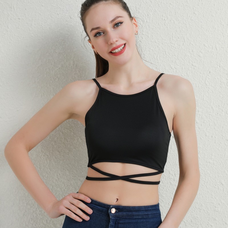 Áo Lót Hai Dây Co Giãn Thoáng Khí Thời Trang Mùa Hè Cho Nữ