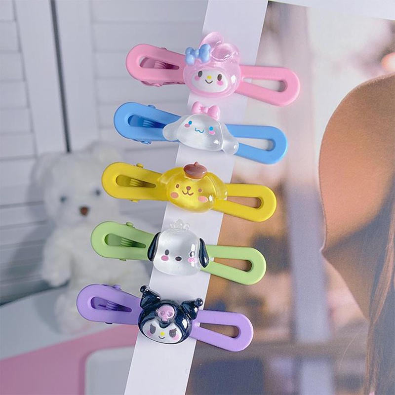 Kẹp Tóc Hình Cún Kulumi Melody Sanliou Cinnamon Màu Sắc Ngọt Ngào Xinh Xắn Cho Nữ