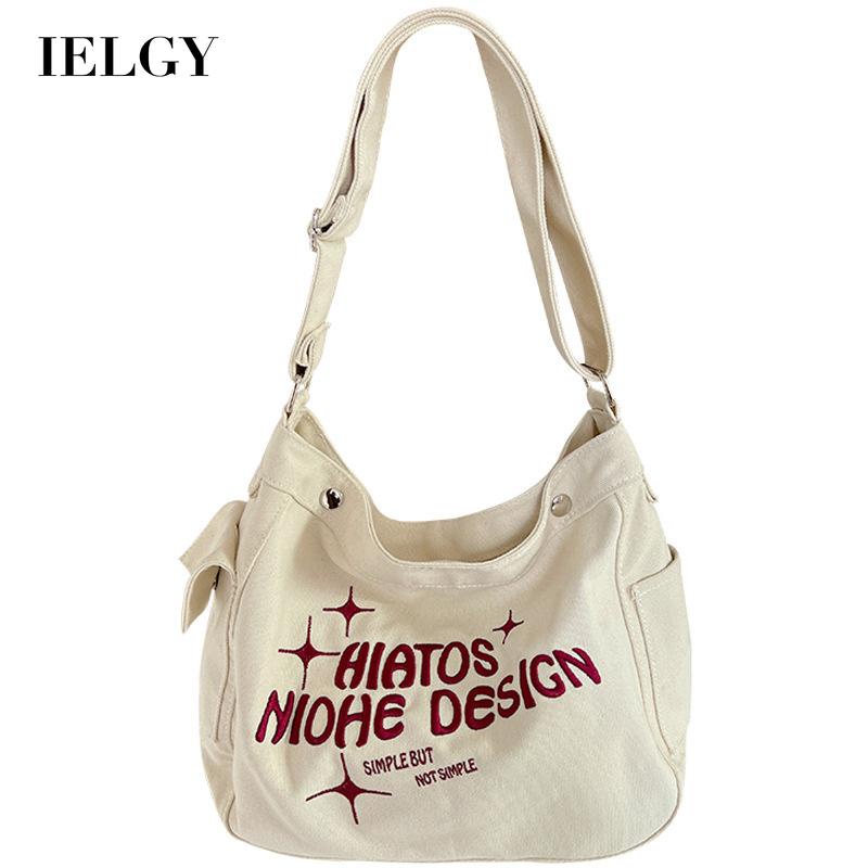 Túi Xách canvas Cỡ Lớn Thêu Họa Tiết Phong Cách Nhật Bản Cho Nữ