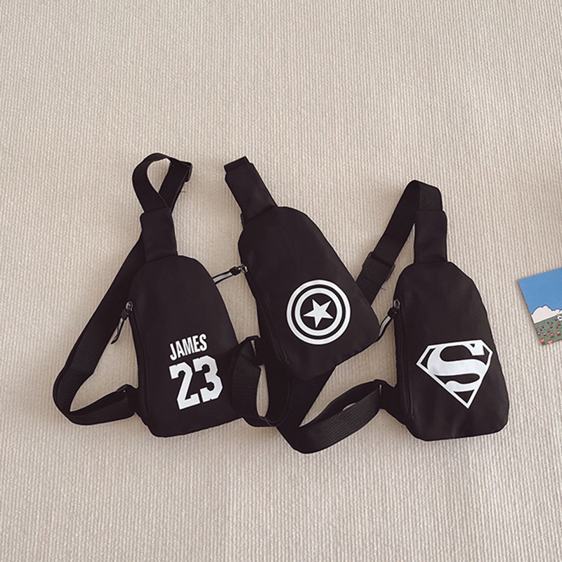 Túi Đeo Chéo Nhỏ Gọn Nhẹ In Họa Tiết Hoạt Hình Phong Cách Hàn Quốc Cho Bé