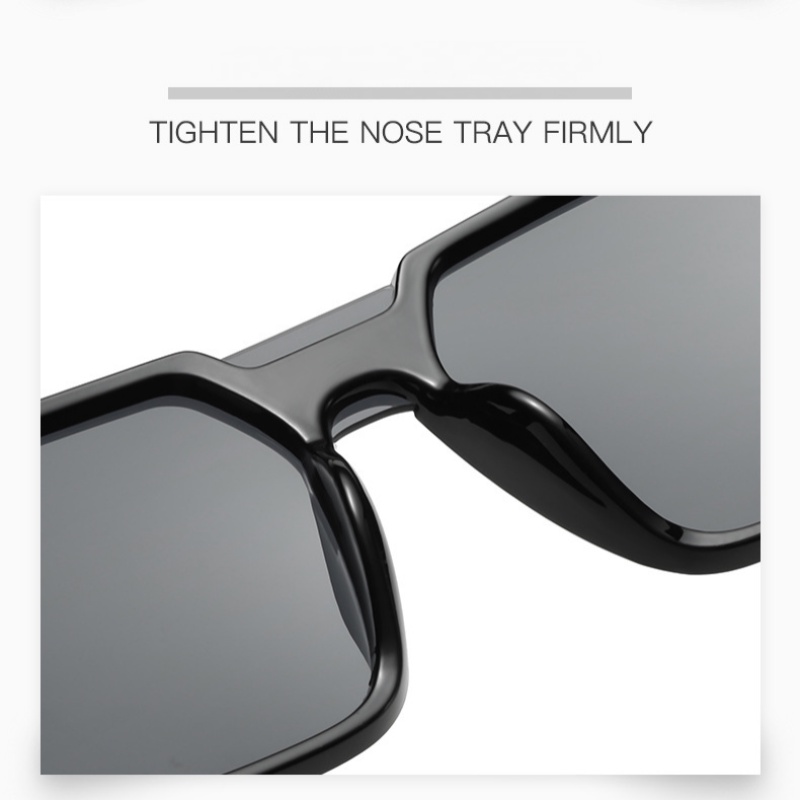 Kính Mát Gọng Lớn Nhiều Màu Sắc Phong Cách Hiphop Thời Trang Cho Nam Nữ