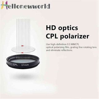 Universal Portable Circular Polarizer Phone Clip Camera CPL Filter Lens Kit