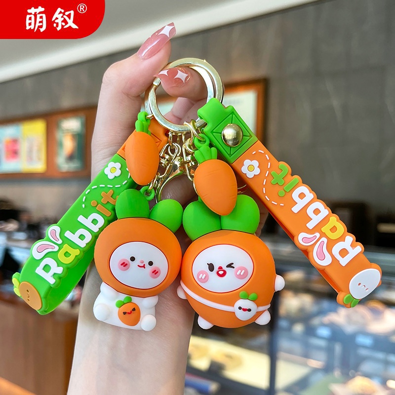 Móc khóa cà rốt cute