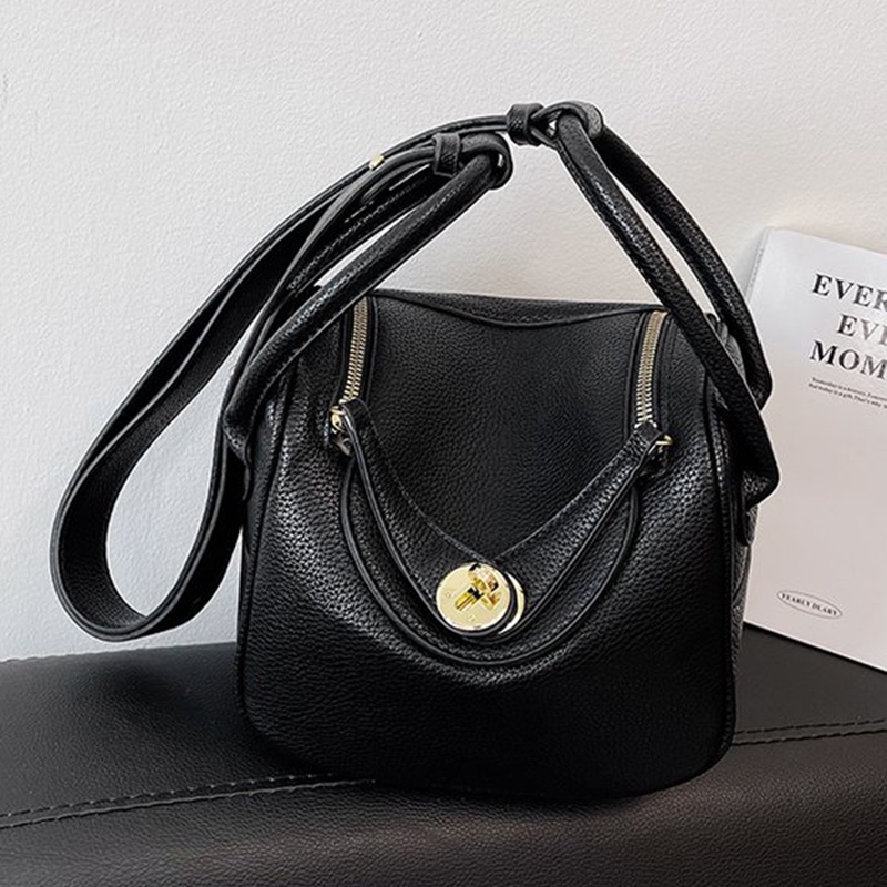 Túi Đeo Chéo Khóa Kéo Phong Cách Hàn Quốc Thời Trang Cho Nữ