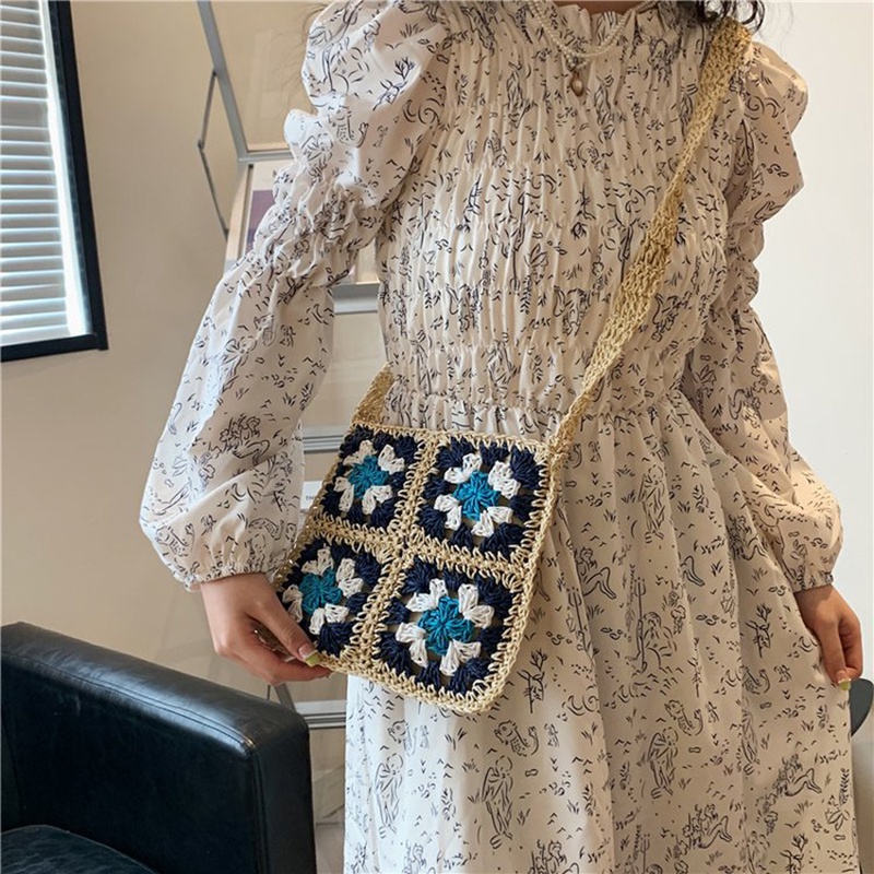 Túi Xách Nữ Đeo Vai Họa Tiết Hoa Thời Trang