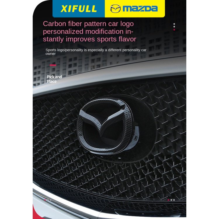 Biển Hiệu Trang Trí Trước Và Sau Cho Xe Hơi Mazda CX5 2017-2021 Mazda Cx517-21 Mazda CX5 CX-5
