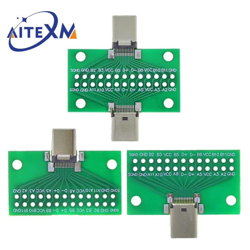 Dây Cáp Kết Nối Type-C Với USB 3.1 PCB 24P 2.54mm