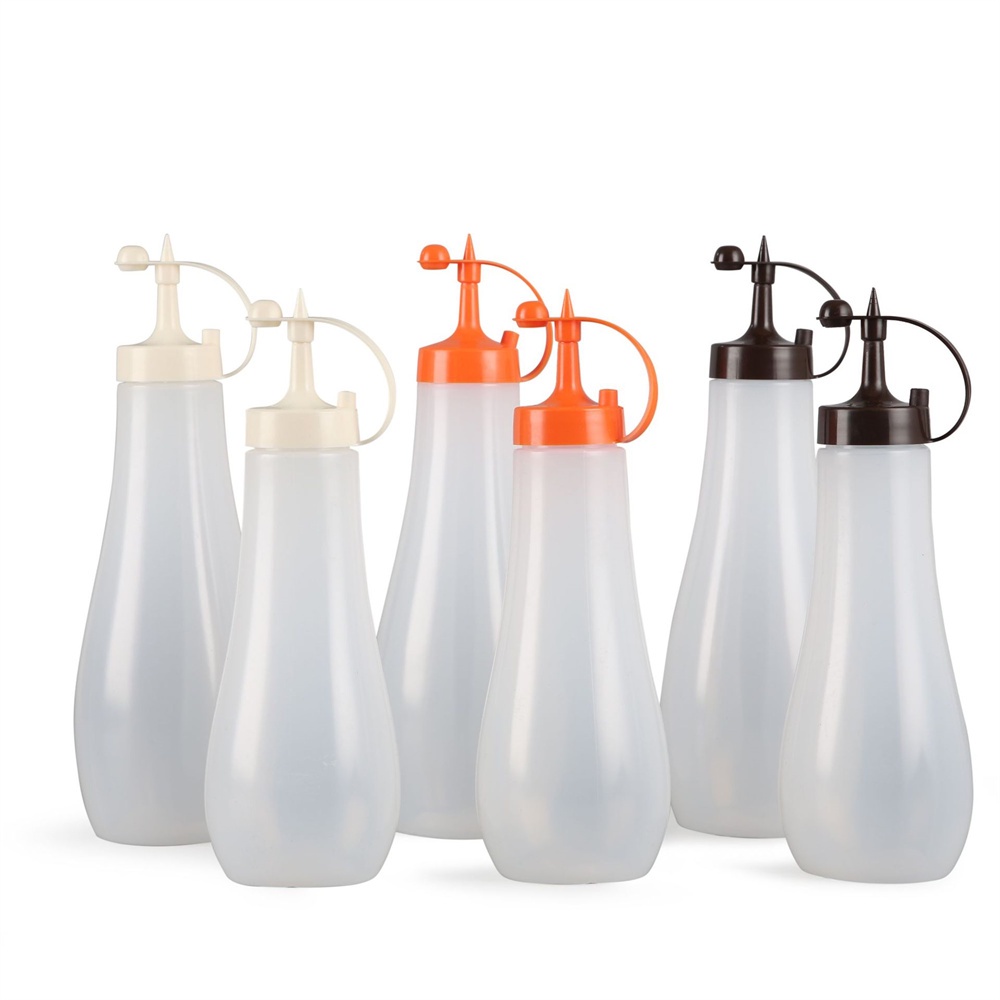 Chai Nhựa Đựng Tương / Nước Sốt 250 / 360ml / 480ml / 720ml Tiện Dụng Cho Nhà Bếp