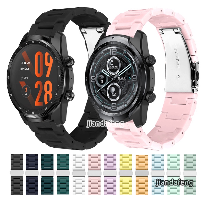 Dây Đeo Nhựa Acrylic Trong Suốt Cho Đồng Hồ Thông Minh TicWatch Pro 3 Ultra