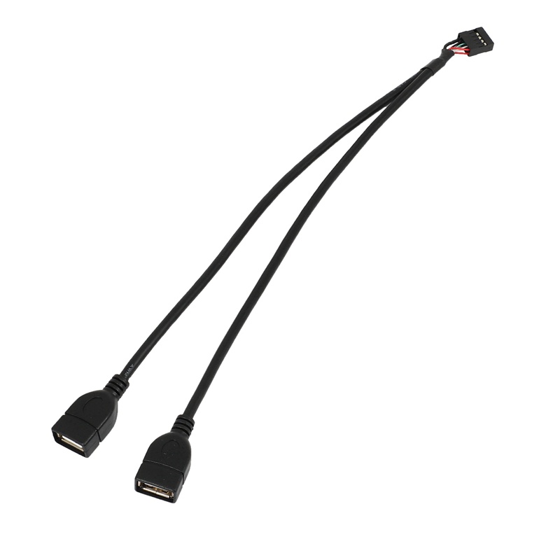 1x Bảng Mạch Chủ 30CM 10 Pin USB 2.0 Chữ Y 2x 50CM 5 Pin Dupont