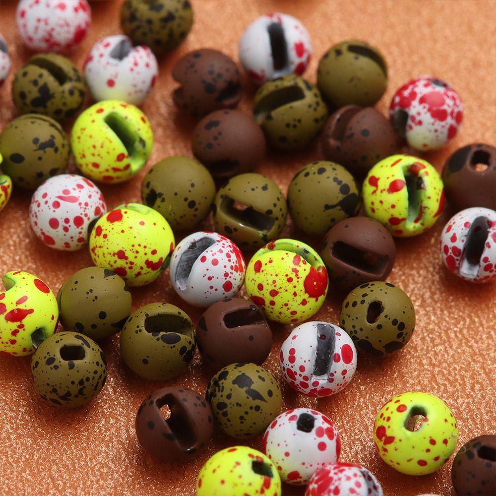 MUVAKO 20Pcs/lot Tungsten Beads Durable 2.5mm/3.0mm/3.5mm/4.0mm Nice-Designed High Quality Slotted Bead