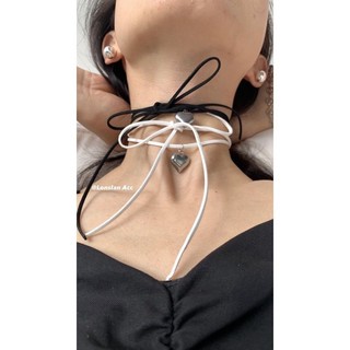 Vòng cổ mặt hình nơ đơn giản