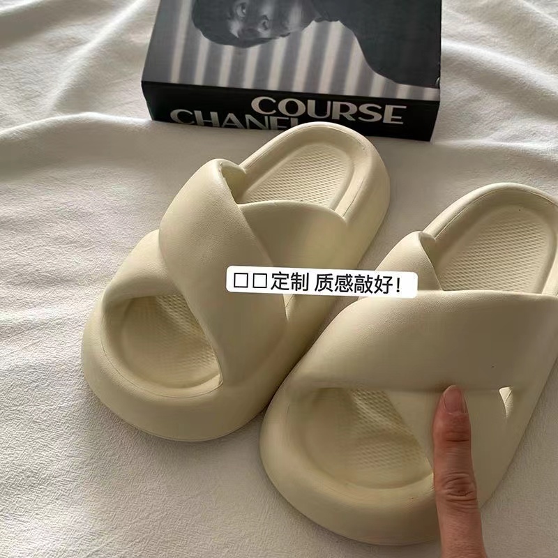 Dép Lê Đế Dày Mềm Mại Bằng EVA Màu Kẹo Thời Trang Dành Cho Bạn Nữ Mang Trong Nhà / Ngoài Trời