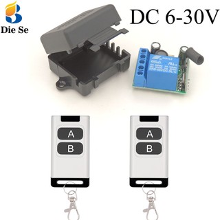 Set 2 mô đun nhận tín hiệu dc 6v 12v 24v 30v 10a 43mhz
